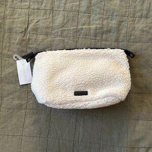 Athleta Shearling Cosmetic Pouch - NEW WITH TAGS